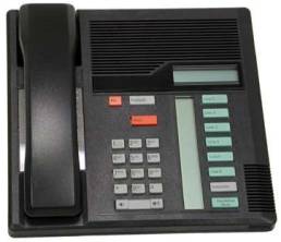 Refurbished Nortel M7208 telephone - charcoal